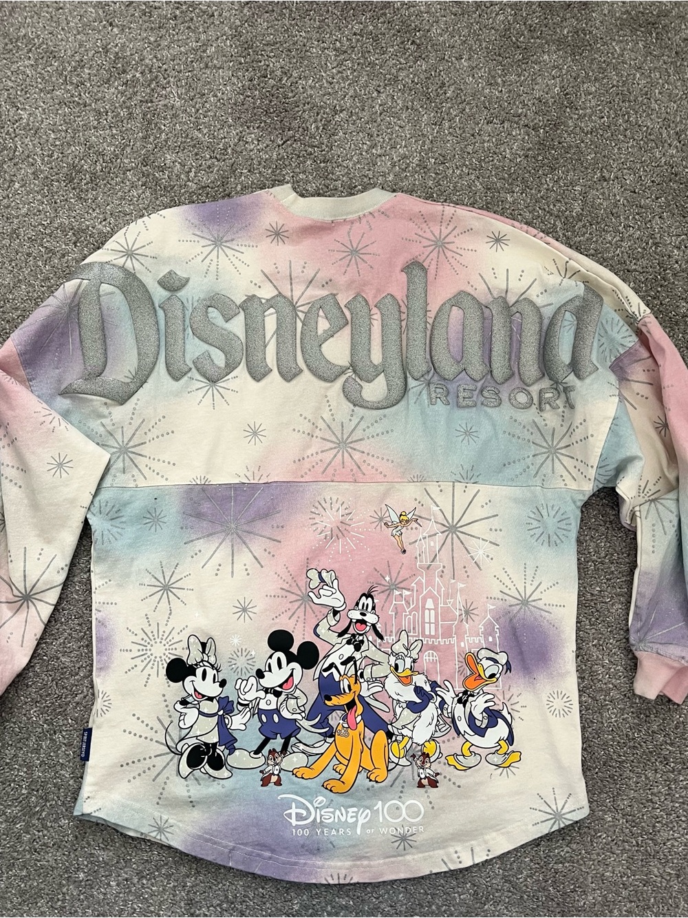 Disney Parks Disneyland  Spirit Jersey long sleeve shirt Mickey Mouse & Friends